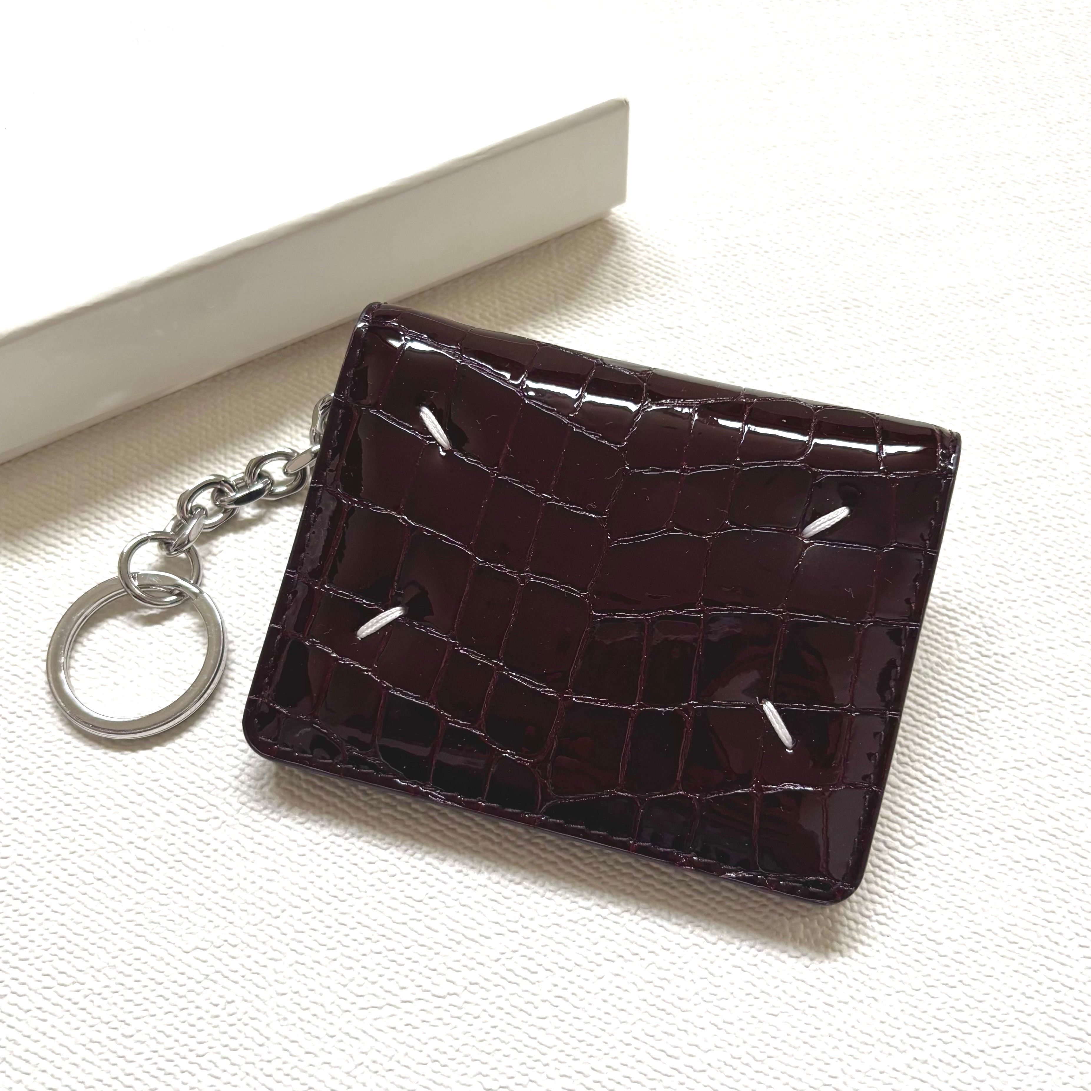 メゾンマルジェラ キーリング付き カードホルダー ウォレット S56UI0128