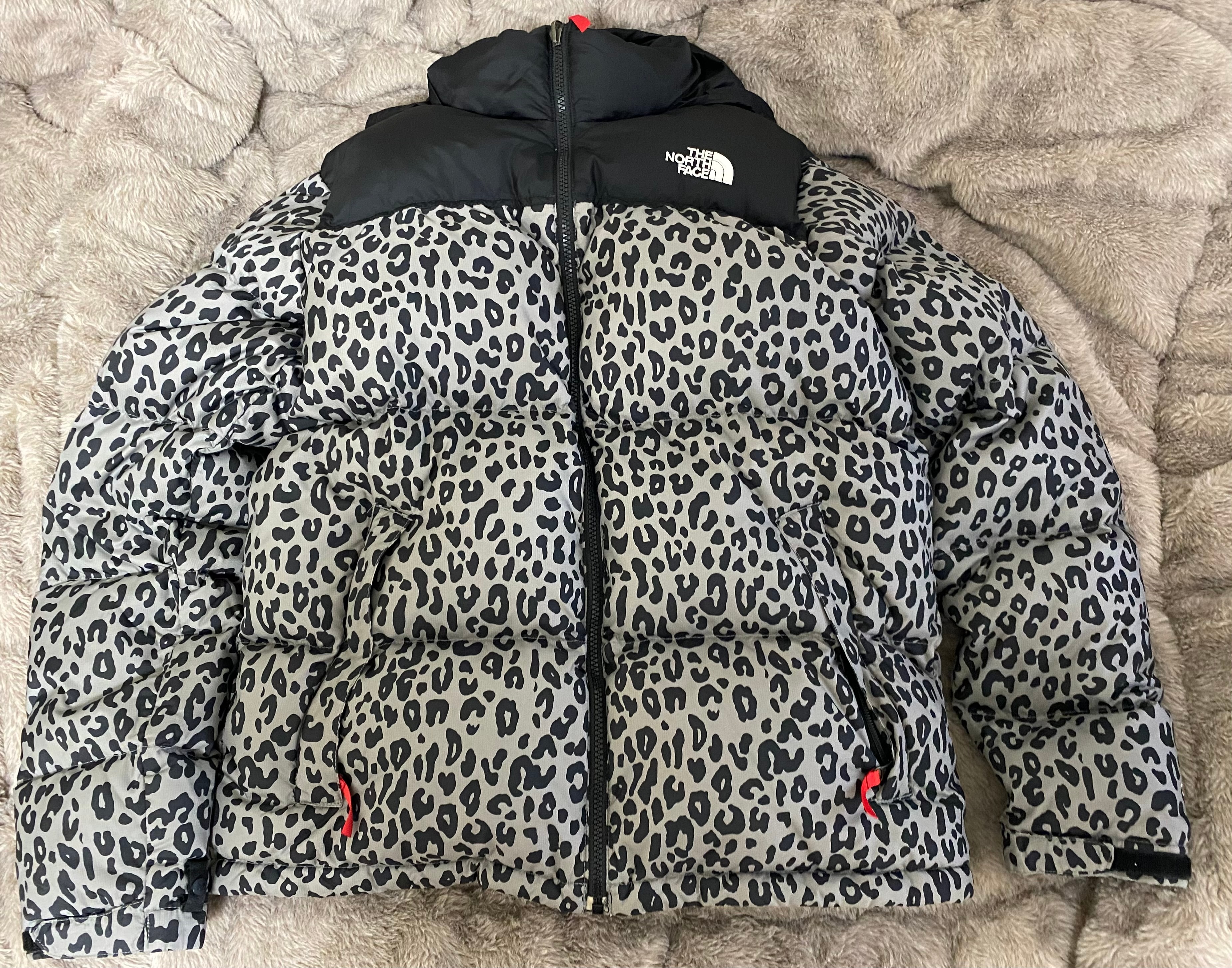 Supreme x The North Face Nuptse Down Jacket "Black Leopard"