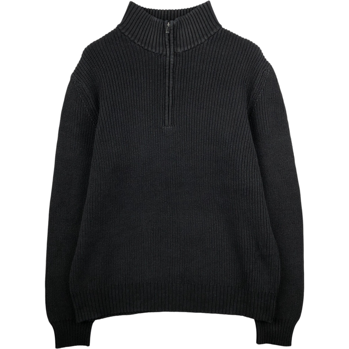 古着 90~00年代 カルバンクライン Calvin klein リブ編み コットンニットハーフジップセーター メンズL相当 ヴィンテージ/eaa492547