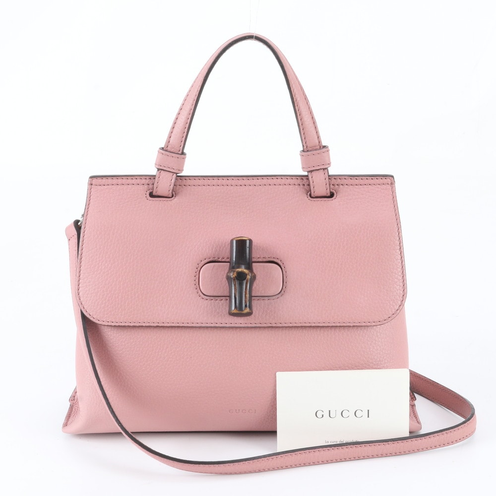 ■極美品 グッチ バンブー バンブー デイリー370831 ショルダーバッグ