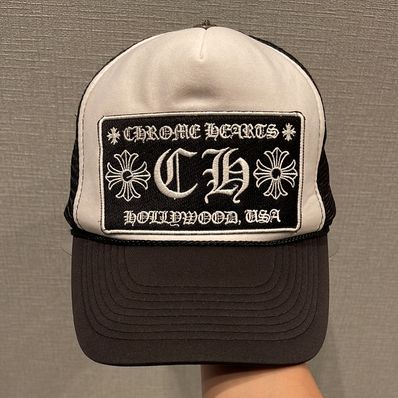 Chrome Hearts Trucker Cap CH "Black/White"