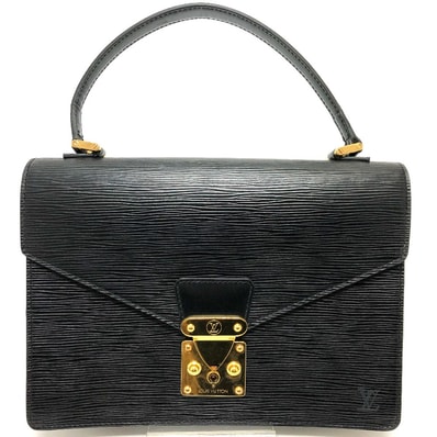 ルイヴィトン LOUIS VUITTON コンコルド M52132 エピ カバン ビジネスバッグ ハンドバッグ エピレザー ブラック