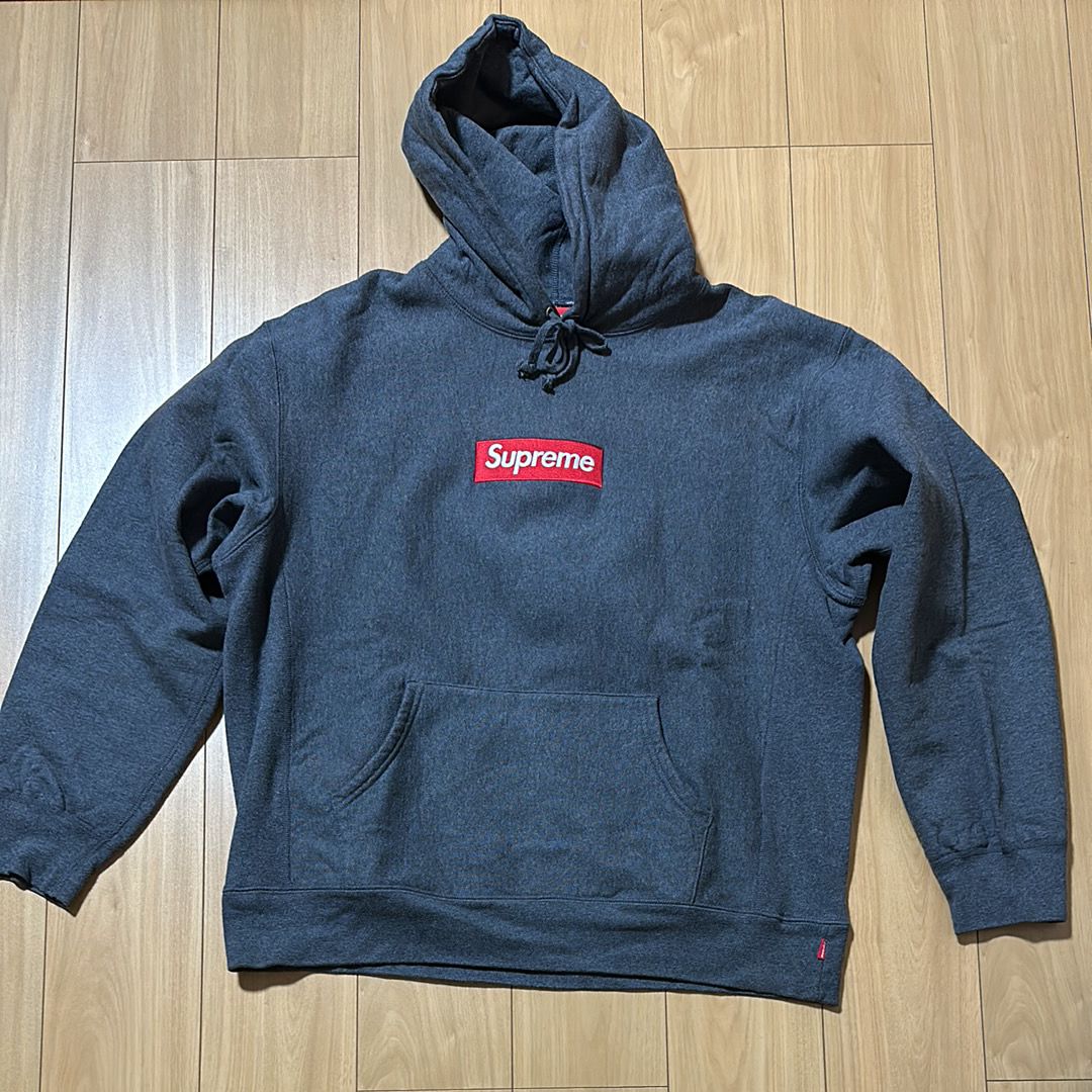 Supreme Box Logo Hooded Sweatshirt "Charcoal" (21FW)
