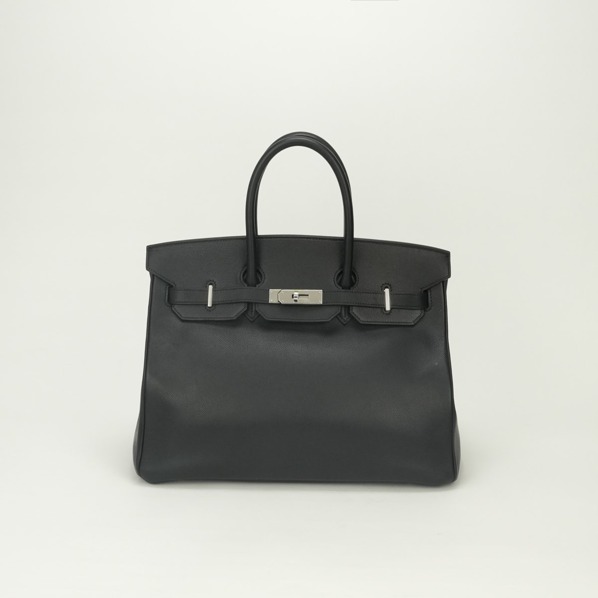 エルメス HERMES バーキン35 バーキン 35 バッグ トートバッグ エプソン ノワール Noir ブラック Black 黒 シルバー金具 ヴォーエプソン ハンドバッグ