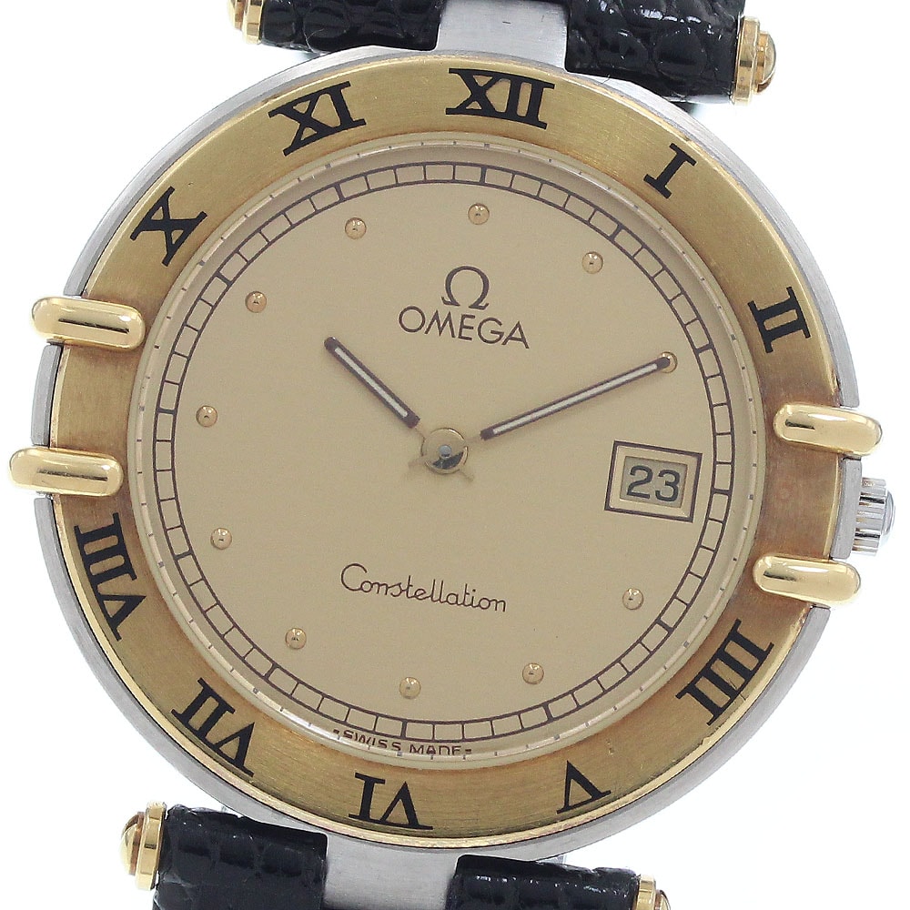 オメガ コンステレーション YGベゼル クォーツ メンズ 【中古】