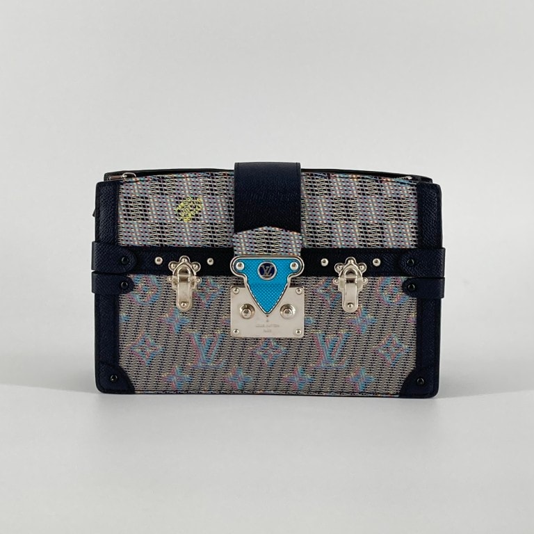 LOUIS VUITTON(ルイ・ヴィトン) LVポップ プティット マル M55512 ショルダーバッグ グレー×ネイビー