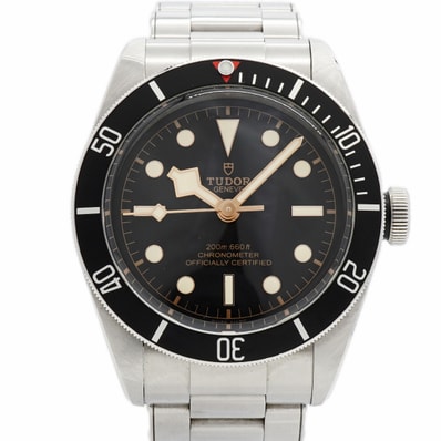 ★最終価格★SALE【6wia0055】チュードル ヘリテージ ブラックベイ 79230N 黒文字盤【中古】腕時計 メンズ