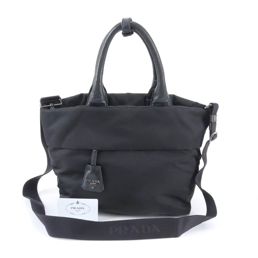 ■美品 プラダ テスート ナイロントライアングルロゴ 1BG959