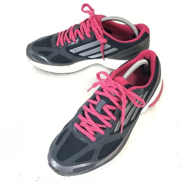 adidas★adizero/Boston4/ランニング/ウォーキングシューズ【23.5/紺/navy blue】sneakers/Shoes/trainers◆G-88