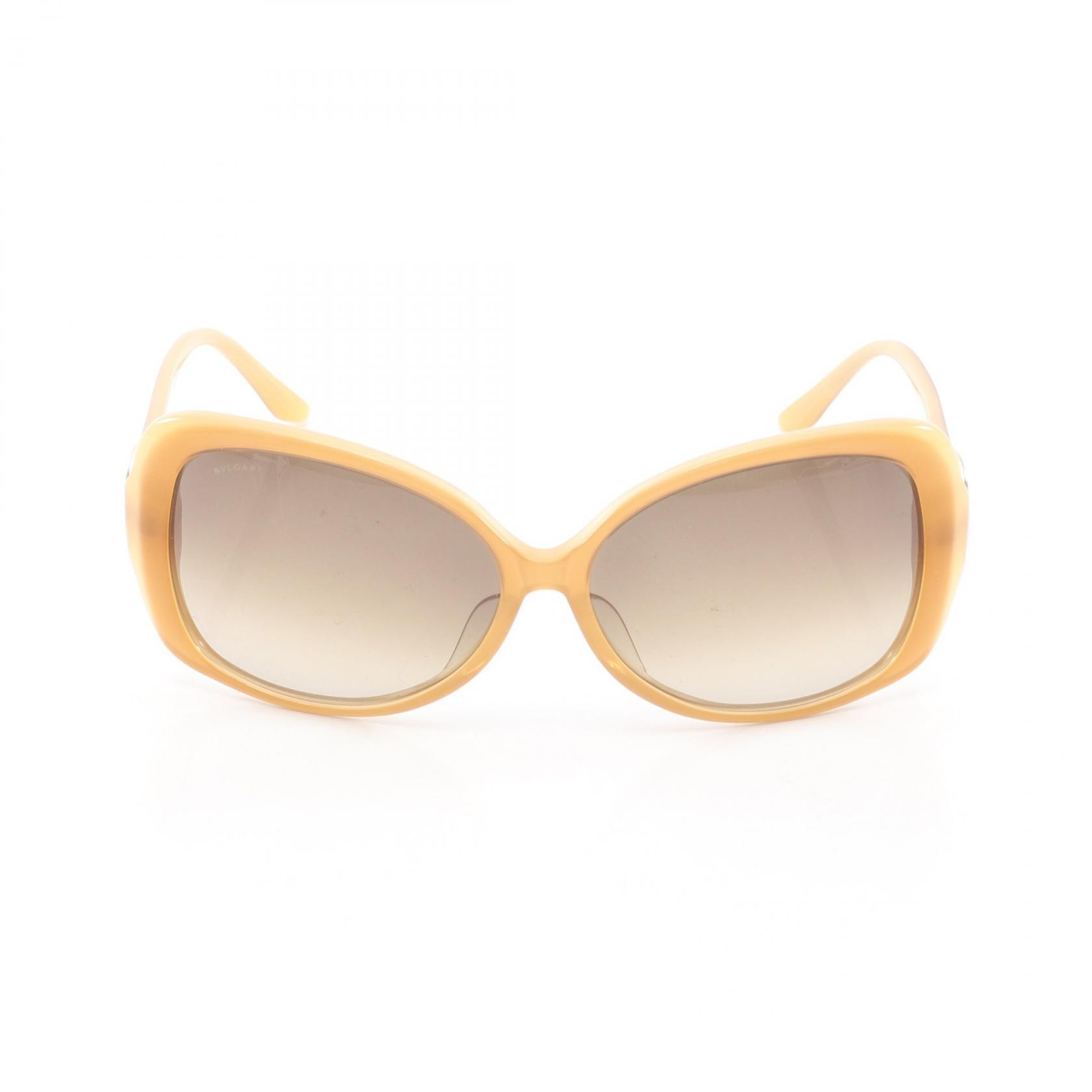 ブルガリ BVLGARI B-ZERO1 ビーゼロワン サングラス 衣料品 プラスチック レディース ベージュ系 【中古】