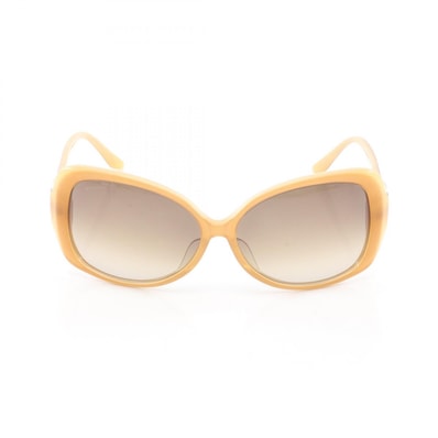 ブルガリ BVLGARI B-ZERO1 ビーゼロワン サングラス 衣料品 プラスチック レディース ベージュ系 【中古】