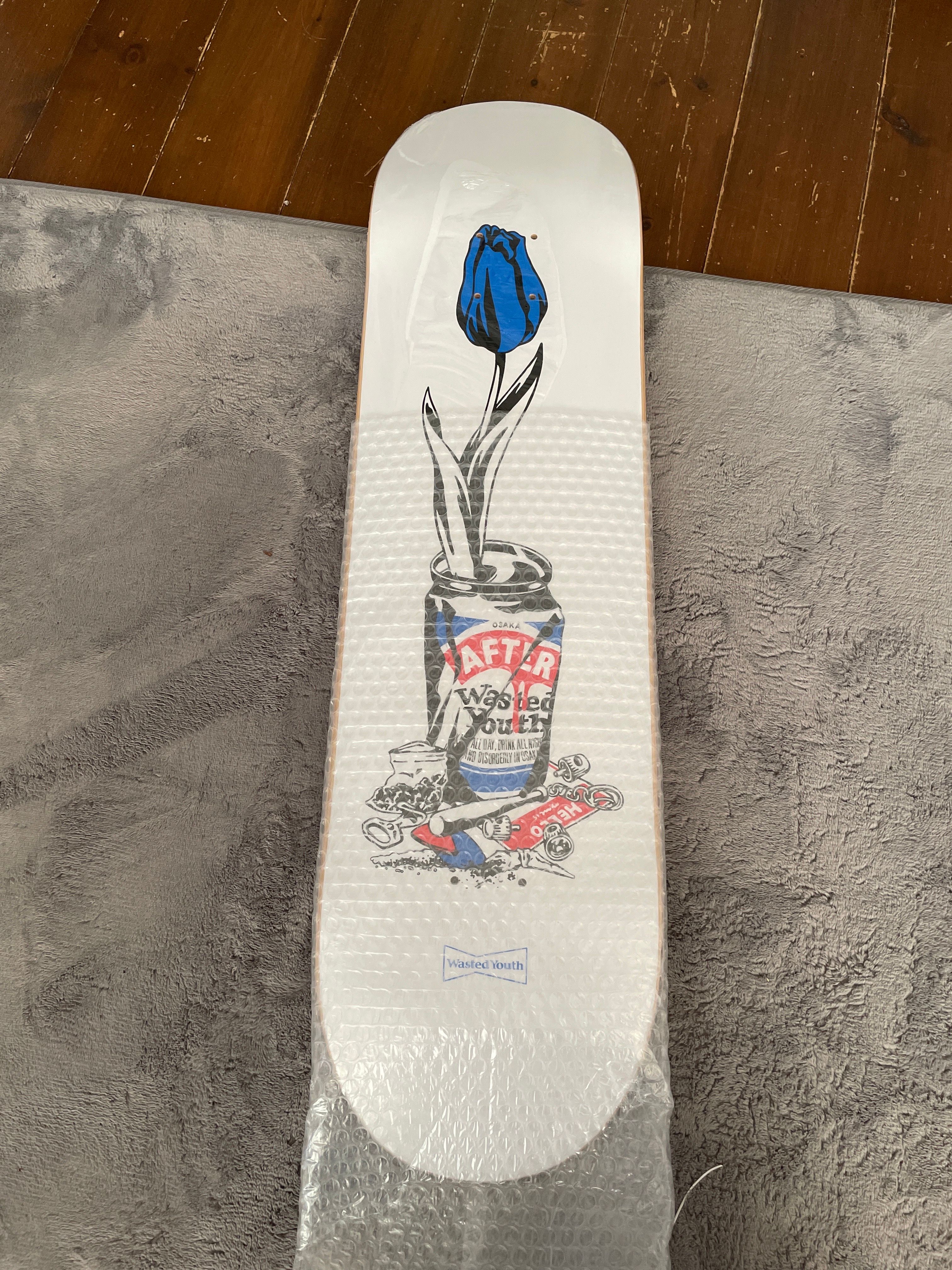 Wasted Youth Afterbase SKATEBOARD "White" / VERDY