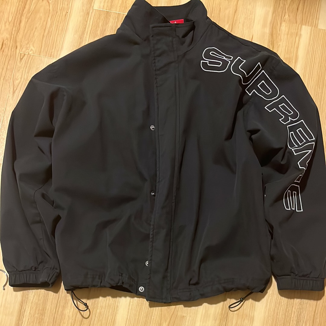 Supreme Spellout Embroidered Ripstop Track Jacket 