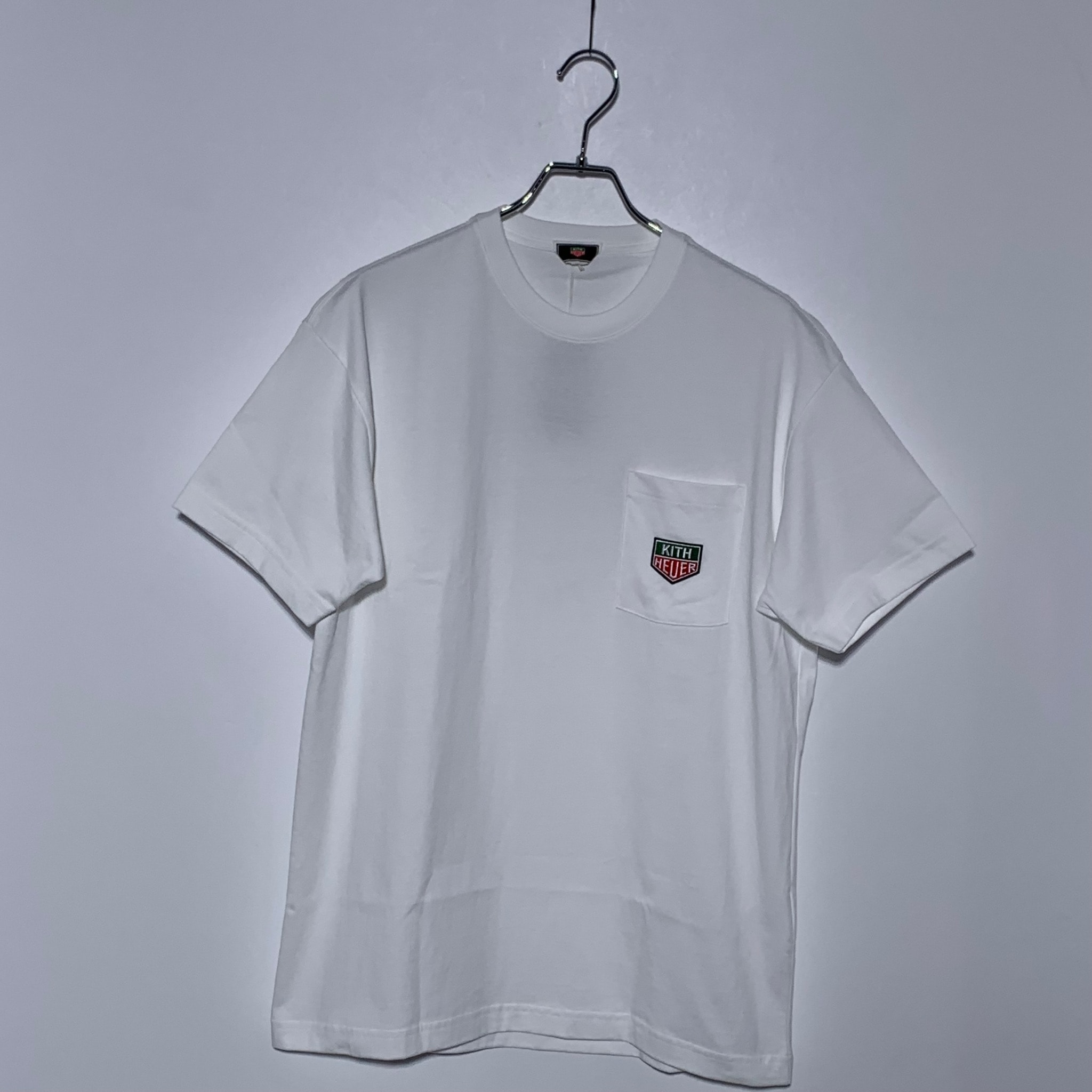 Kith x TAG Heuer Formula 1 Badge Pocket Tee "White"