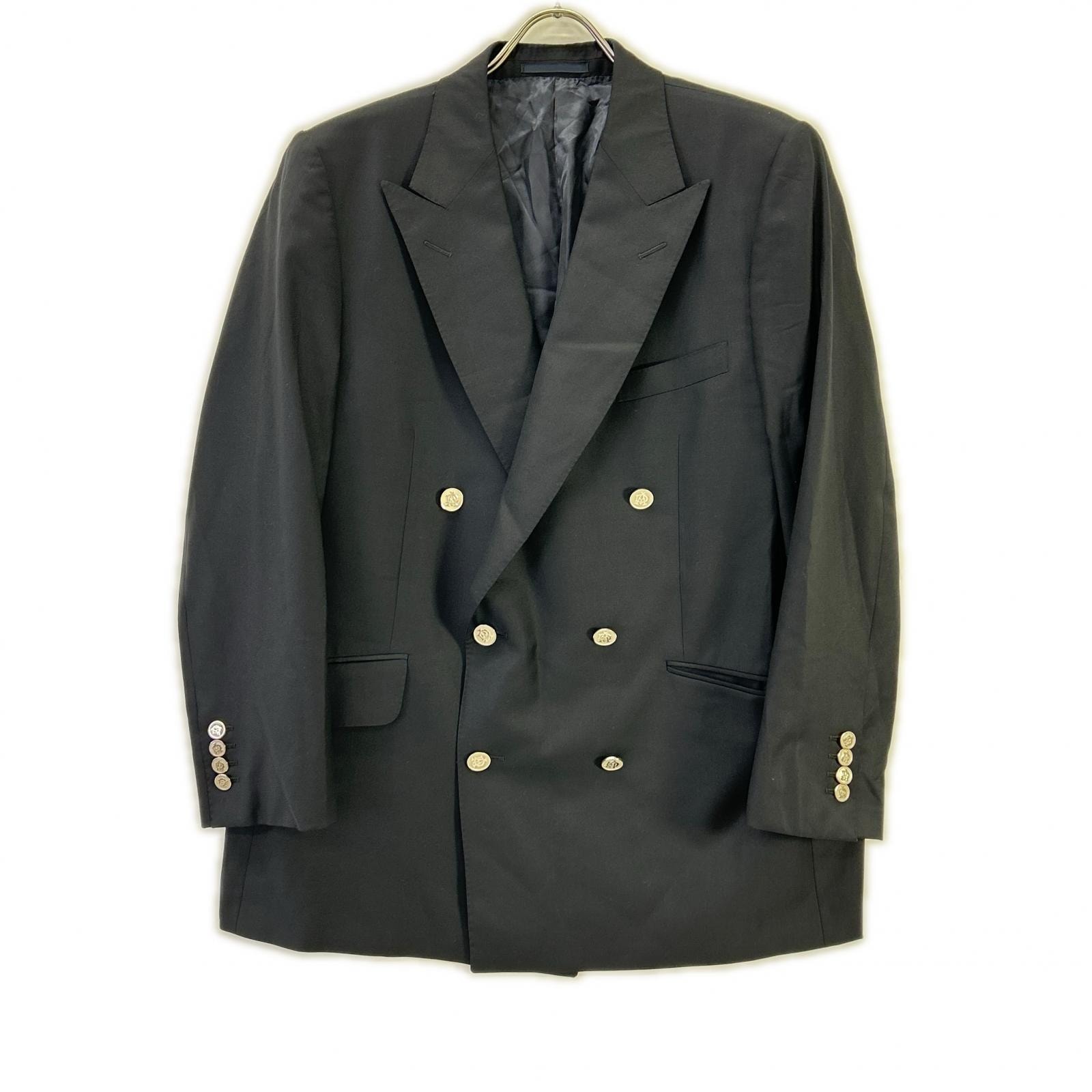 ダンヒル ネイビー ST.JAMES FIT ウール ダブルジャケット 52