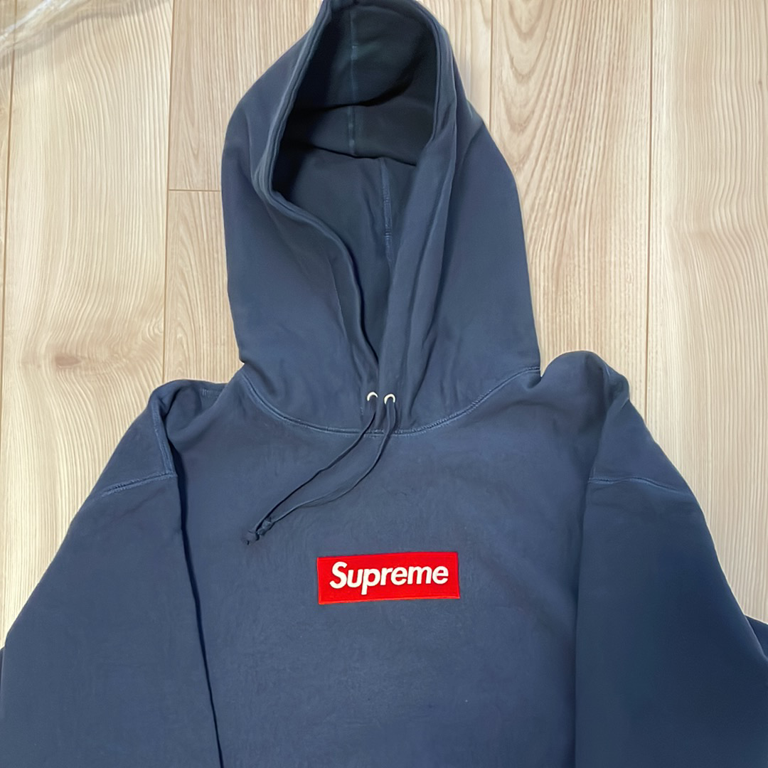 Supreme Box Logo Hooded Sweatshirt "Navy" (24FW)