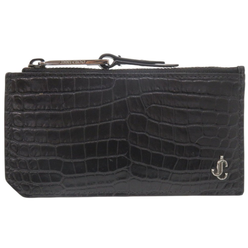 ジミーチュウ  CASEY  フラグメントケース 型押しレザー