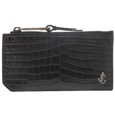 ジミーチュウ CASEY フラグメントケース 型押しレザー