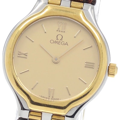 オメガ OMEGA デビル クォーツ レディース 内箱付き_952665