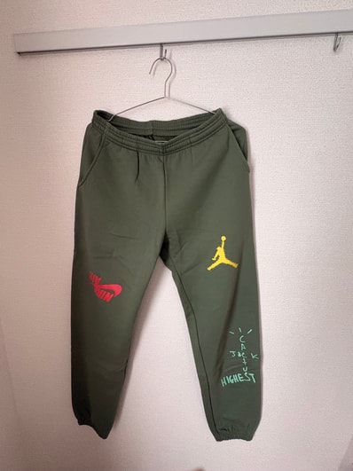 Air Jordan x Travis Cactus Jack Highest Sweatpant "Olive"