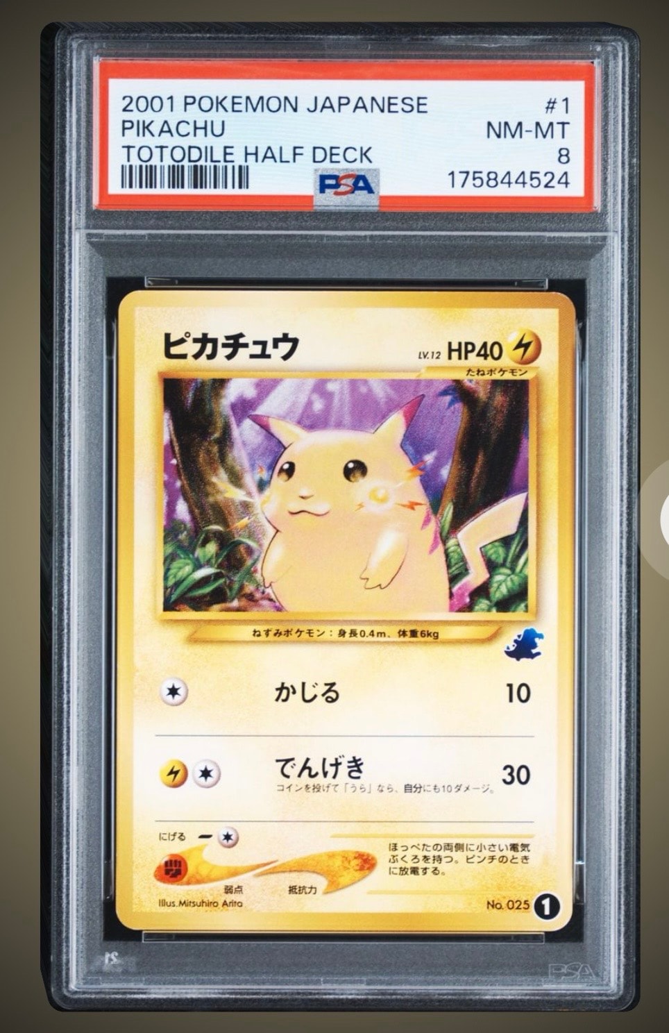 PSA10】ピカチュウ: 旧裏[neoI 1](イントロパック☆neo) 1枚のシングル