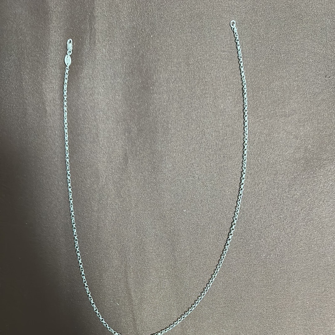 クロムハーツ ロールチェーン ネックレス "シルバー"