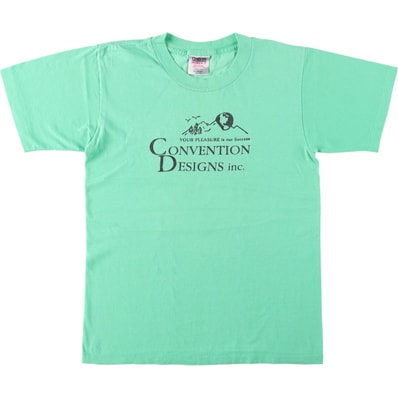 古着 90年代 オニータ ONEITA CONVENTION DESIGNS inc. プリントTシャツ USA製 メンズM相当 ヴィンテージ/eaa642554