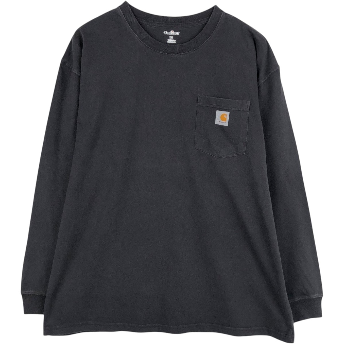 古着 カーハート Carhartt 無地ポケットロングTシャツ ロンT メンズXL相当/eaa669154