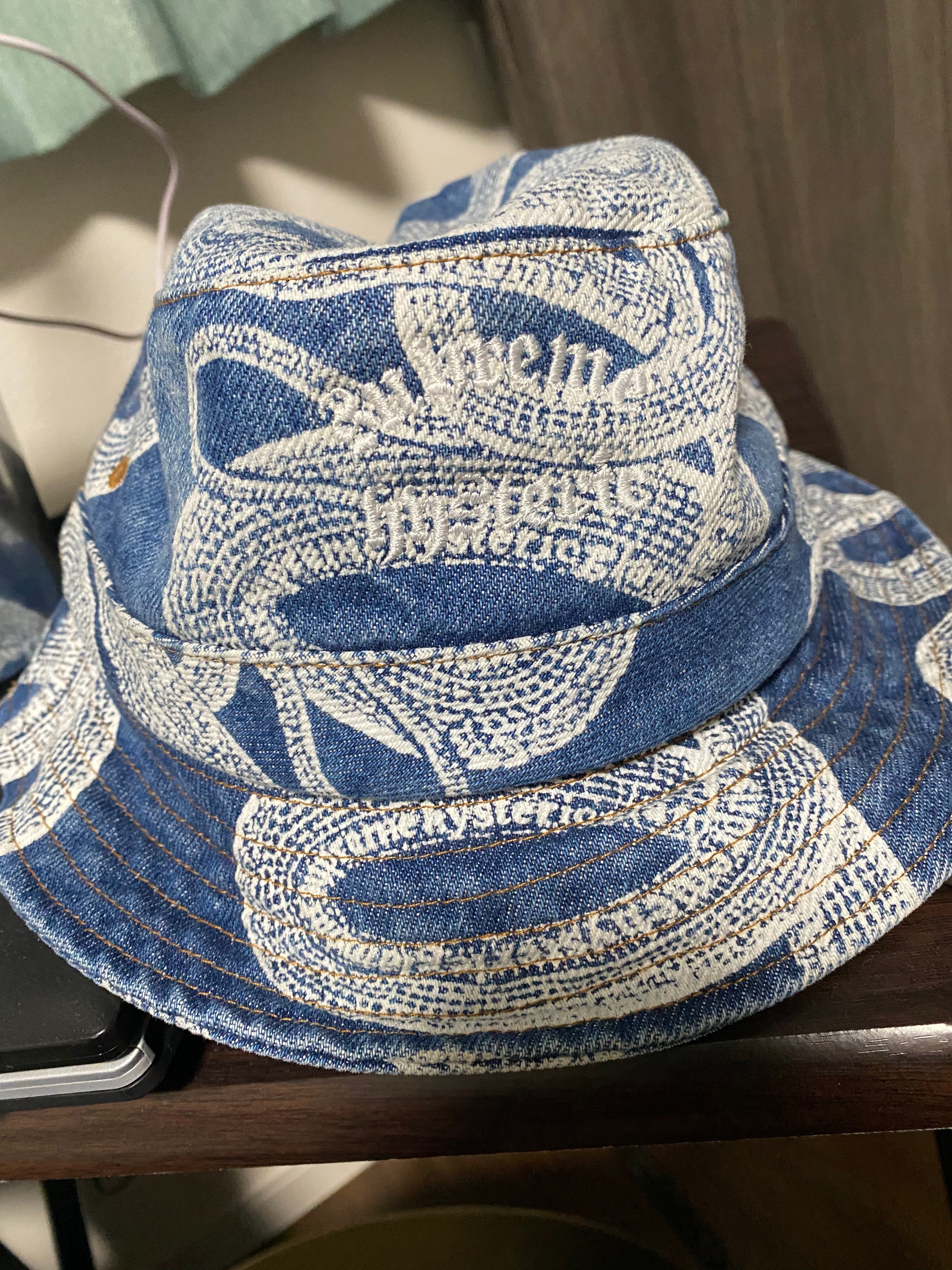 Supreme x HYSTERIC GLAMOUR Snake Denim Crusher "Blue"