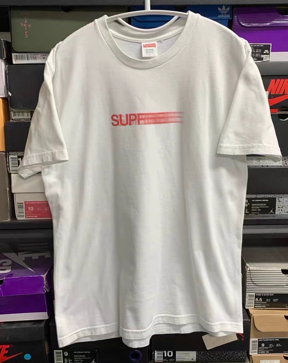 Supreme Motion Logo Tee "White" (20SS)