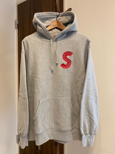 Supreme S Logo Hooded Sweatshirt "Heather Grey" (20FW)