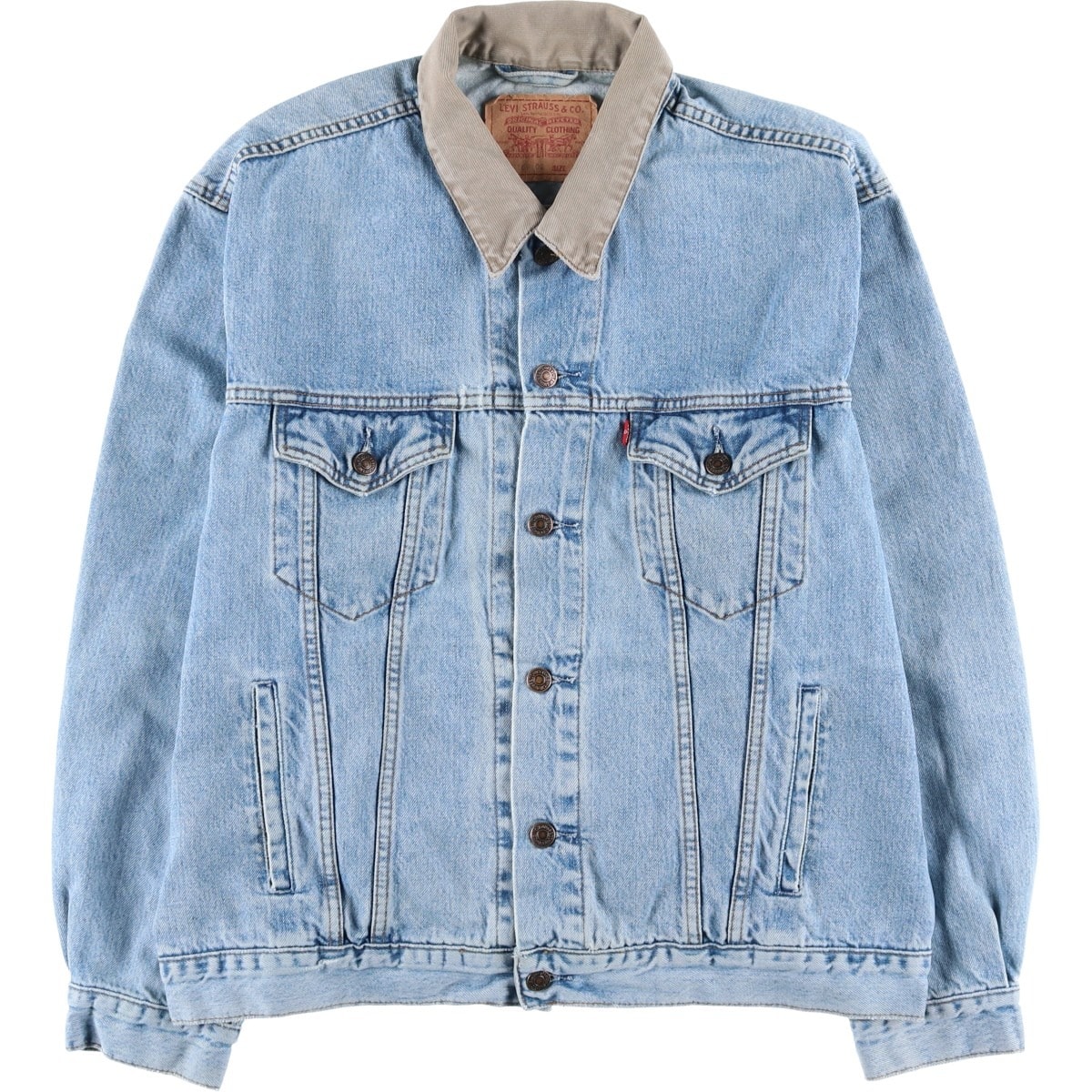 古着 90年代 リーバイス Levi's 70168-0210 デニムジャケット Gジャン メンズXL相当 ヴィンテージ/eaa611122