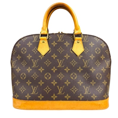 ルイヴィトン アルマ モノグラム ハンドバッグ モノグラムキャンバス M51130 ブラウン レディース LOUIS VUITTON 中古