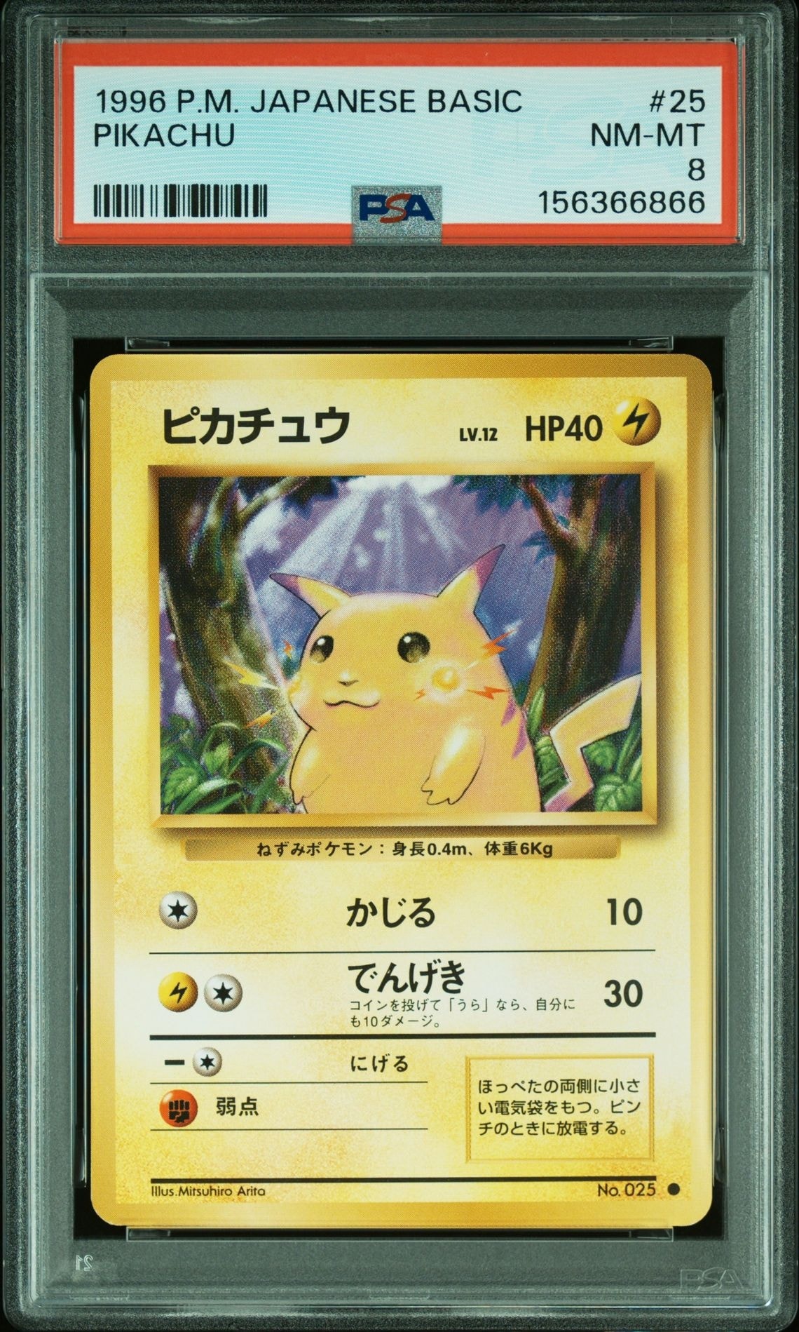 ピカチュウ ● : 旧裏 [PMCG1-2](拡張パック「ポケットモンスター カードゲーム」再販)