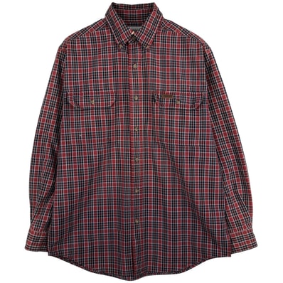 古着 カーハート Carhartt チェック柄 長袖 ボタンダウン ワークシャツ メンズM相当/eaa611099