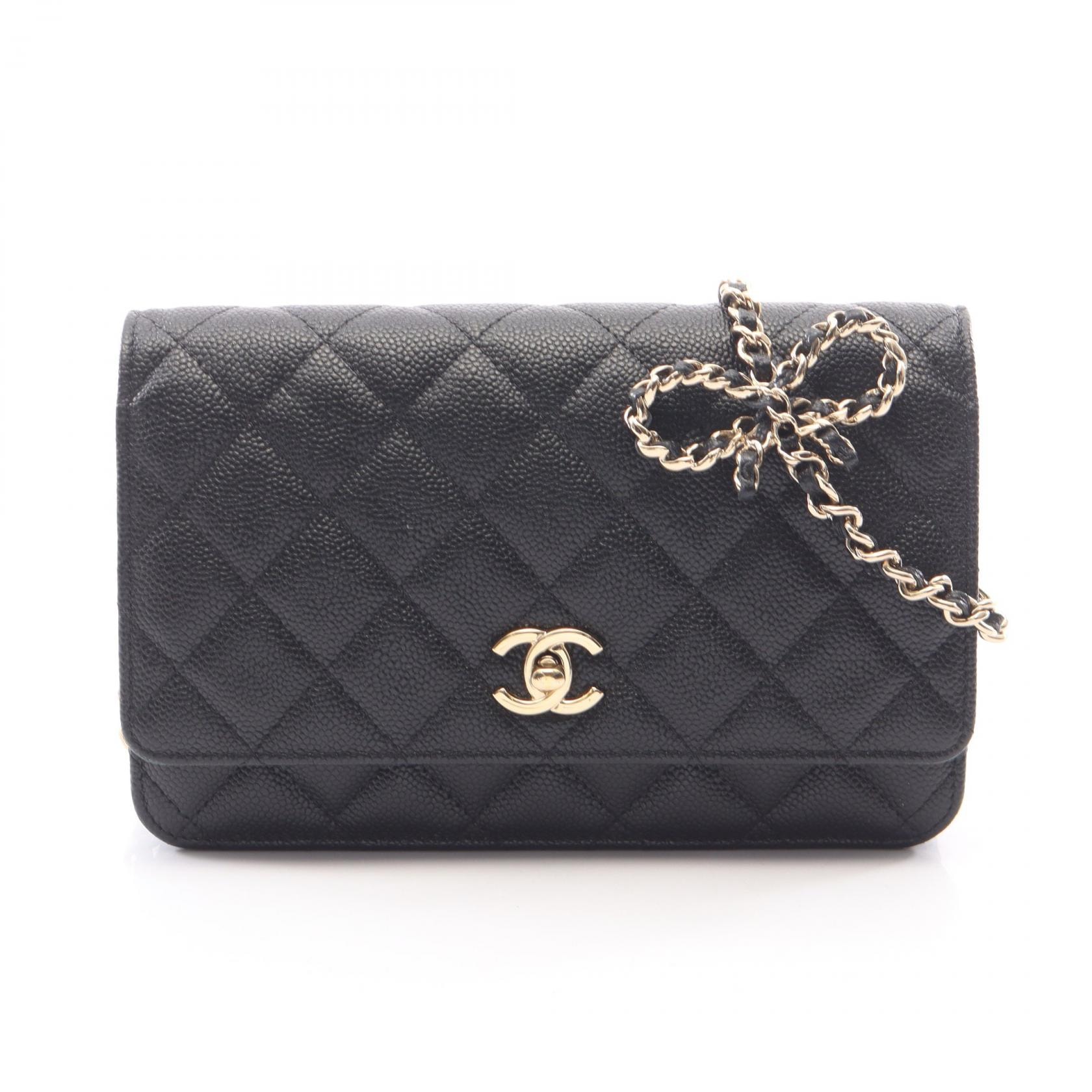 シャネル CHANEL マトラッセ ショルダーバッグ バッグ キャビアスキン(グレインドカーフ) レディース ブラック系 【中古】