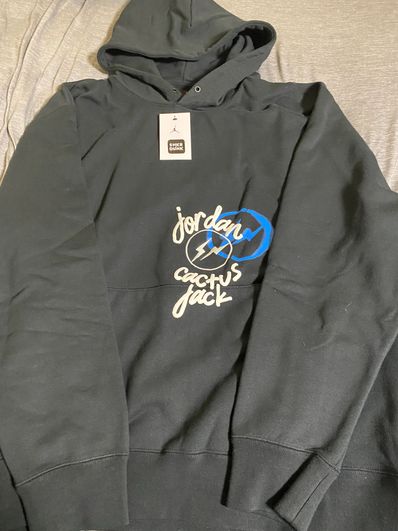 Air Jordan Travis Scott Fragment Hoodie "Black"