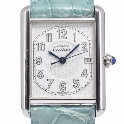 カルティエ CARTIER W1014354 マストタンク ヴェルメイユ ホワイト クォーツ ユニセックス 良品 腕時計 R#149256