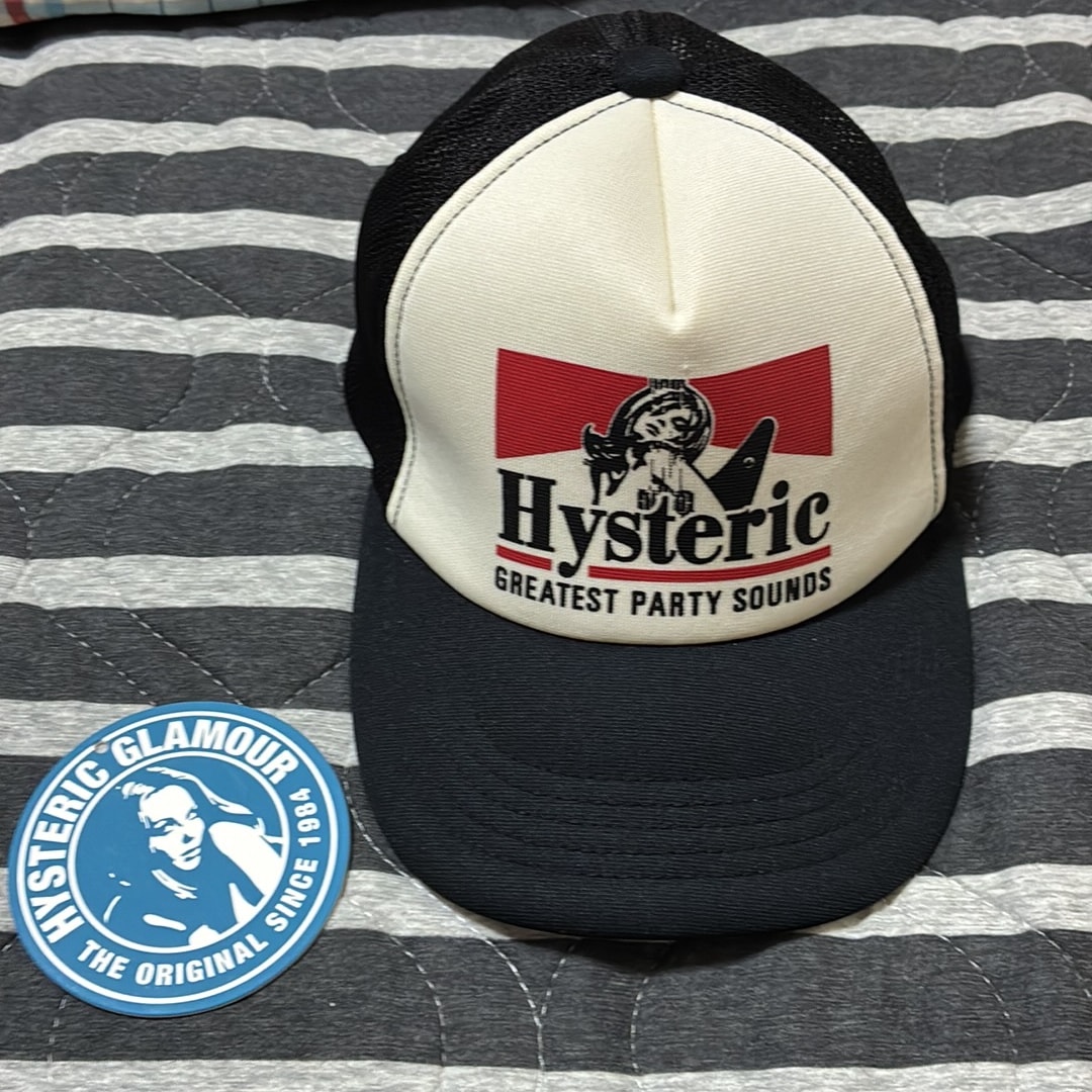 HYSTERIC GLAMOUR Guitar Girl Mesh Cap "Black" 02233QH05