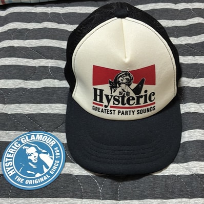HYSTERIC GLAMOUR Guitar Girl Mesh Cap "Black" 02233QH05