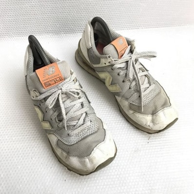 希少品★new balance/ニューバランス★ML574RWT/スニーカー【27.0/US9/白×silver】ランニングシューズ//sneakers/Shoes/trainers◆E-124