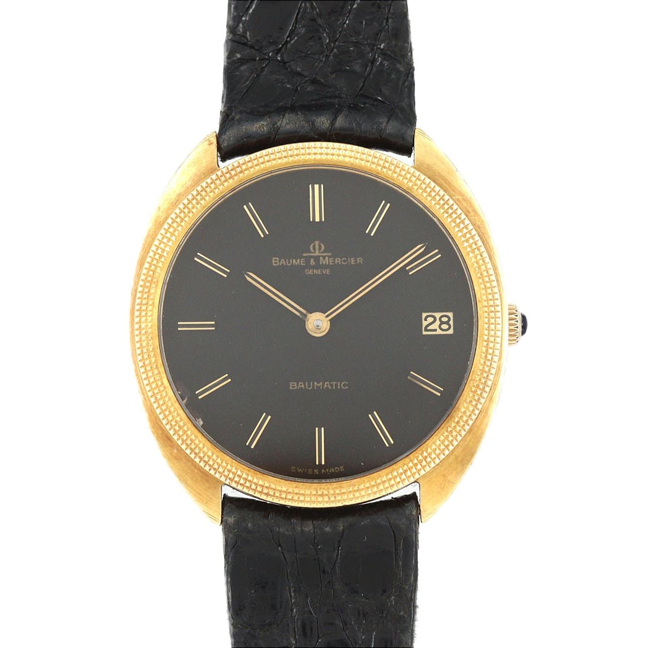 【ノーメンテナンス還元価格】ボーム&メルシェ ラウンドケース YG 35114B YG 自動巻