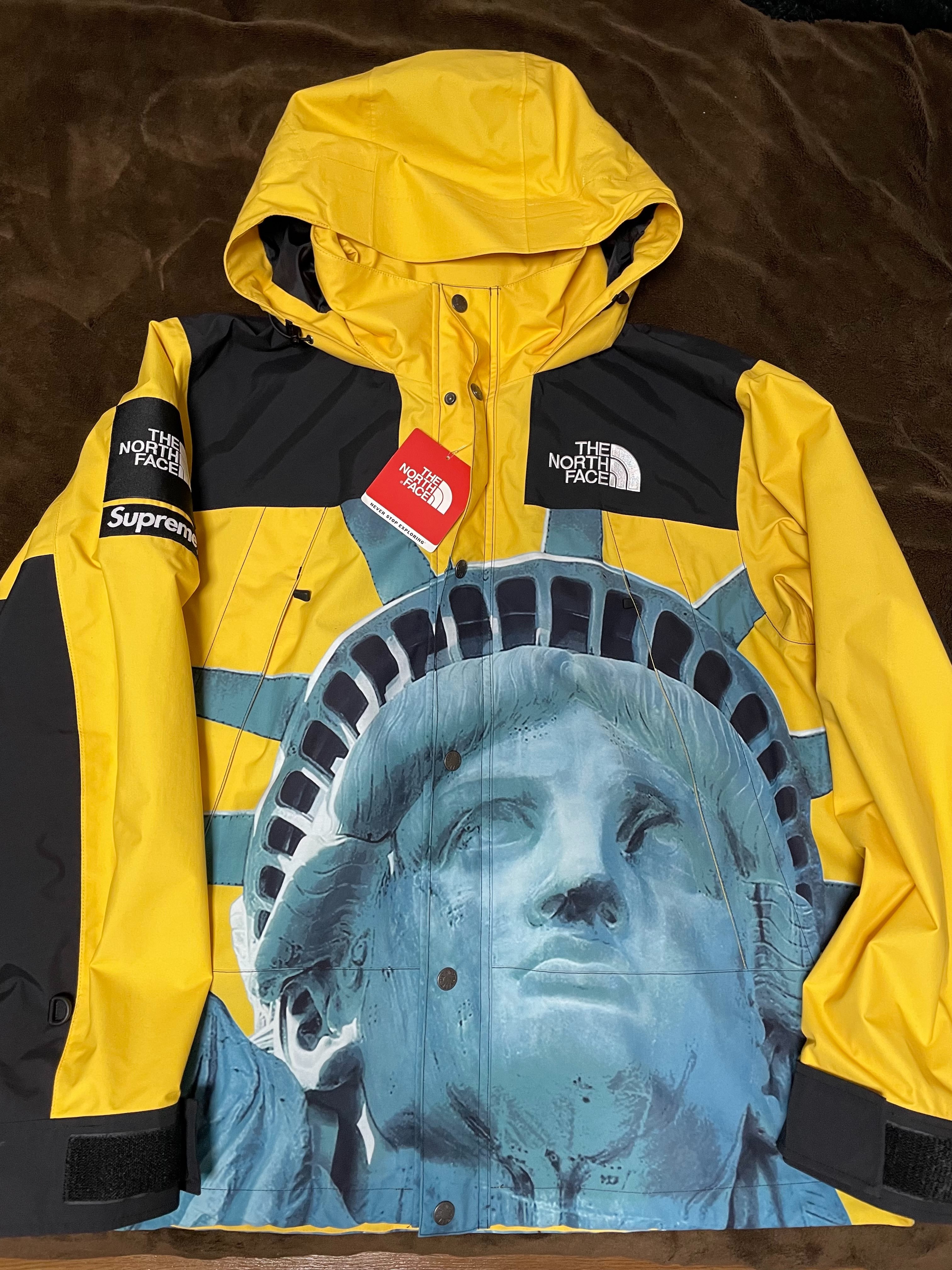 Supreme x The North Face Statue of Liberty Mountain Jacket "Yellow"