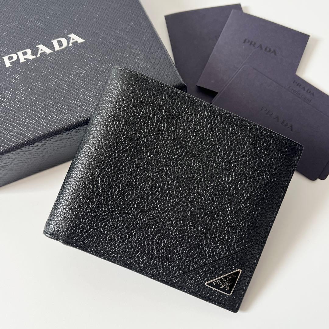 プラダ2MO738 二つ折り財布 メンズ