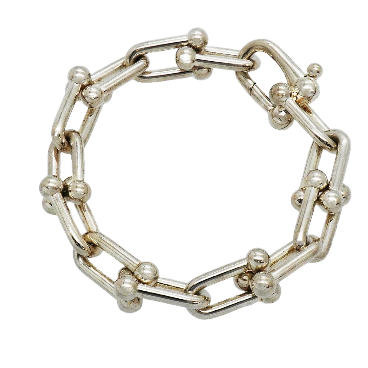 【6jib0298】ティファニー ブレスレット ハードウェア/ラージリンク シルバー925【中古】メンズ レディース ユニセックス