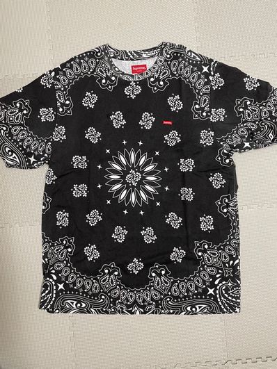 Supreme Small Box Tee "Bandana Black"(21SS)