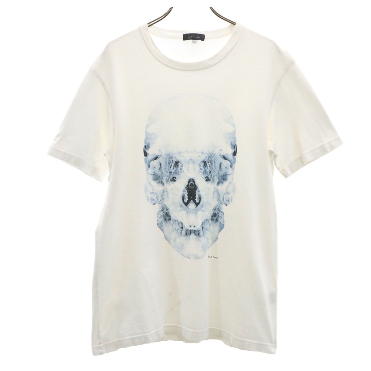 Paul Smith ポールスミス 日本製 スカル 半袖 Tシャツ L ホワイト