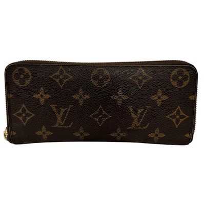 LOUIS VUITTON ルイ・ヴィトン ポルトフォイユ・クレマランス 長財布 モノグラムキャンバス ブラウン レディース【中古】