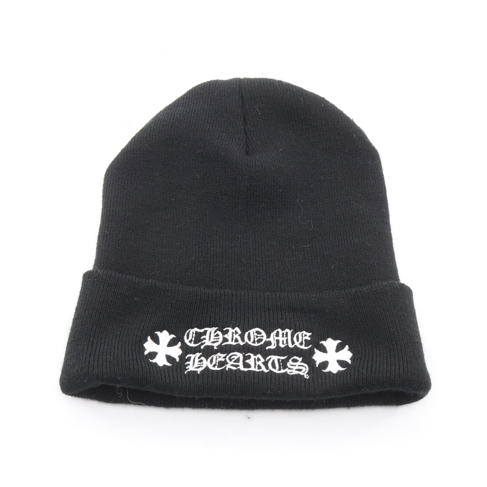Chrome Hearts Wool Watch Cap Logo Embroidery Beanie "Black"