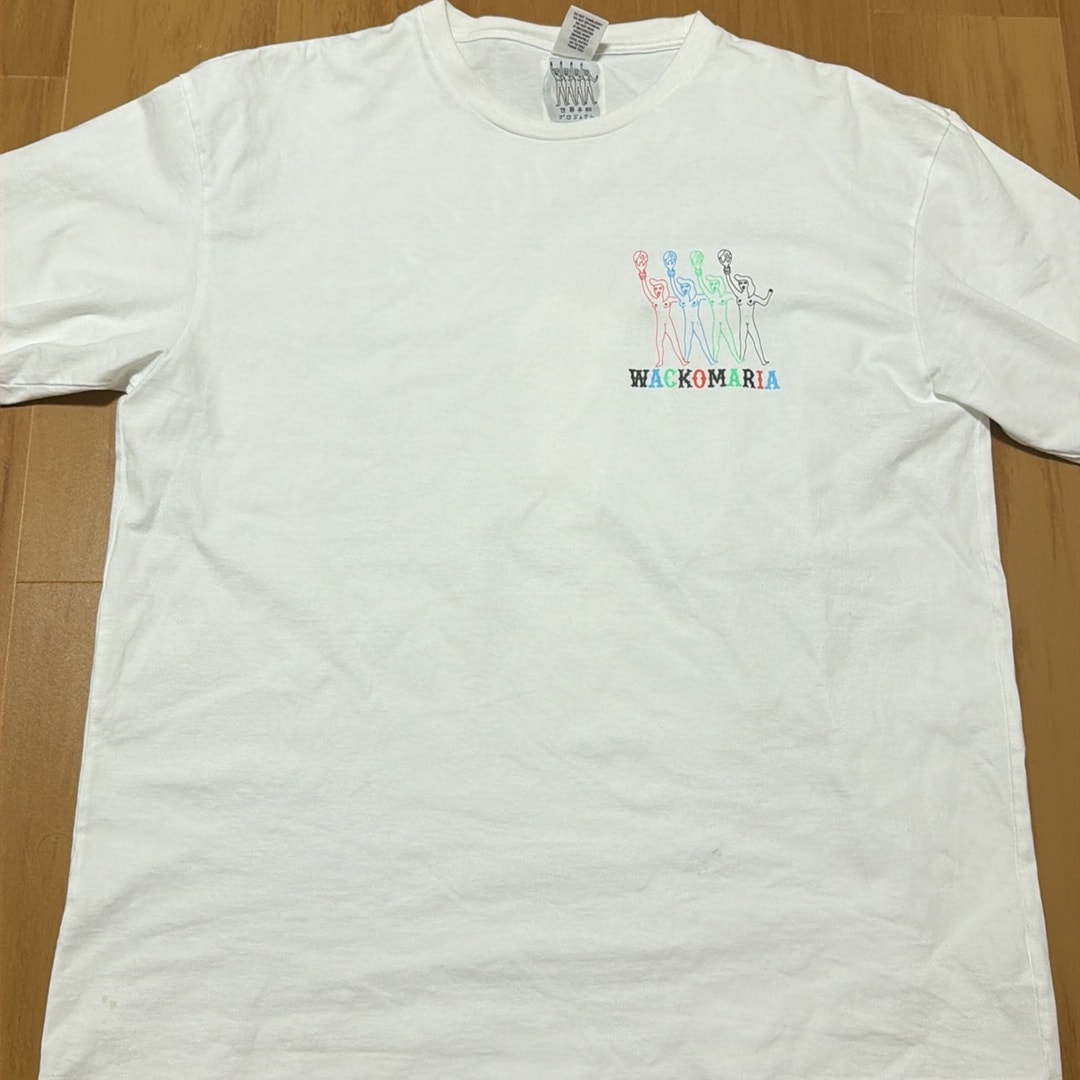 WACKO MARIA World Cup Washed Heavy Weight T-Shirt "White"